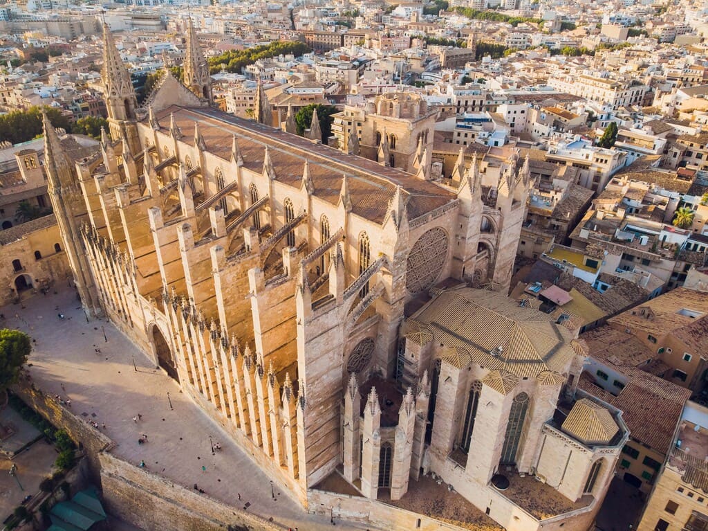 Catedral de Mallorca aerea